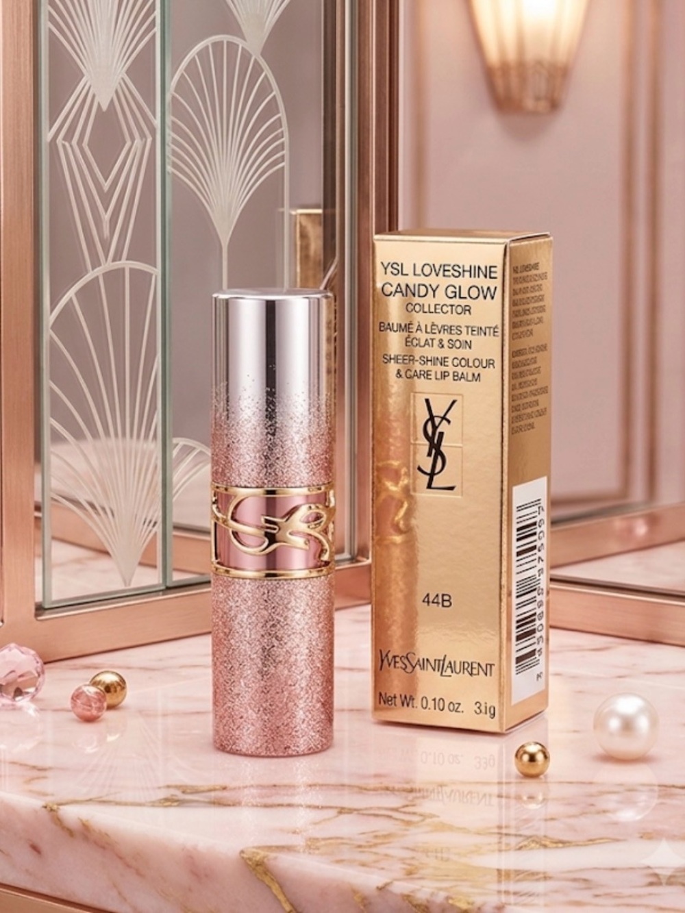 Yves Saint Laurent Collector Edition Loveshine Candy Glow 44B Lip Balm 🇮🇹 Italy